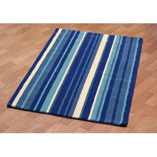 Cosmo Striped Handmade Tufted Wool/Cotton Area Rug