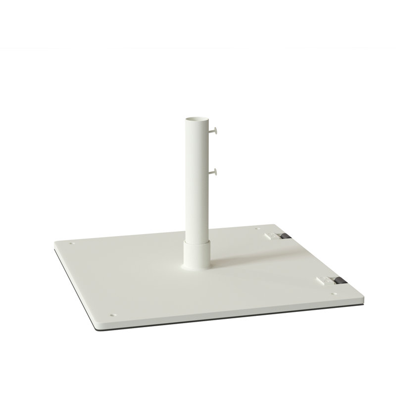 Base de parasol autoportante en aluminium, Coquillage