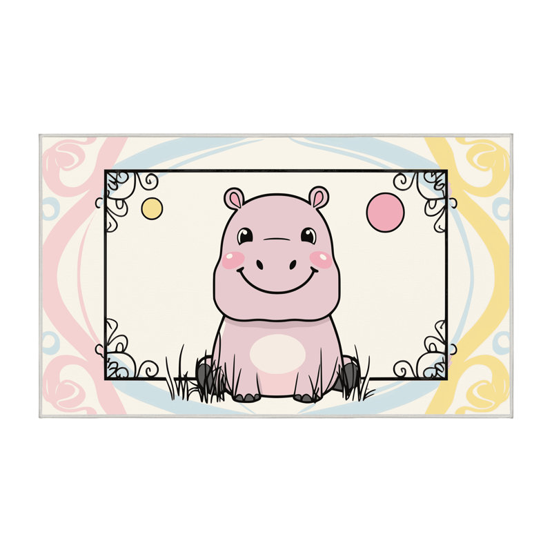 Tapis pour enfants East Urban Home, Rectangulaire 2 pi x 3 pi