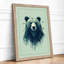 Bear in Abstraction Modern - Framed Print-1245956846-1245956832