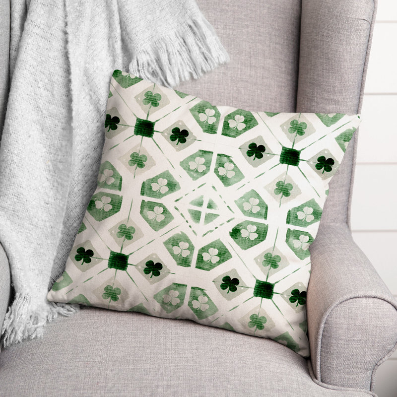 Geometric Reversible Throw Pillow
