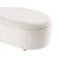 OKLAHOMA Chenille Upholstered Storage Bench