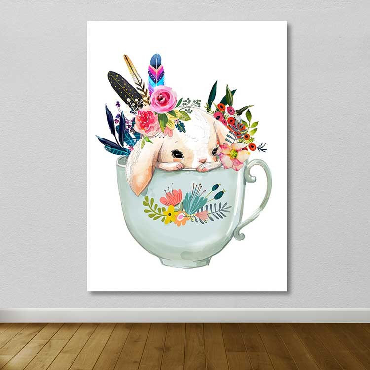 Peinture décorative sur toile