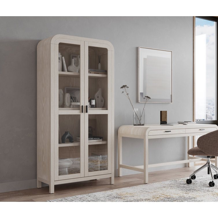 Hernadez 2 Piece Wood Rectangular Writting Desk Office Set