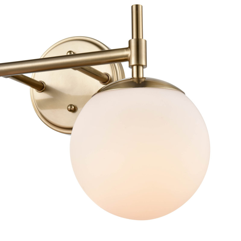 Aparicio Dimmable Bathroom Vanity Light, Modern Gold, 2