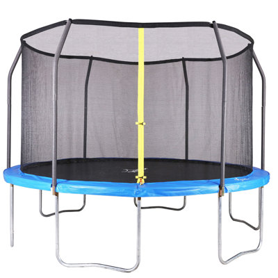 Airzone Play 14' Round Backyard Trampoline with Safety Enclosure