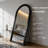 Full Body Mirror, Solid Wood Frame, Arched Floor Mirror With Bracket, Room Decoration Full Body Mirror, High-Definition Tempered Glass, Suitable For Bedrooms And Living Rooms-912592864