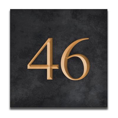 Velia 17.78cm H Stone House Number