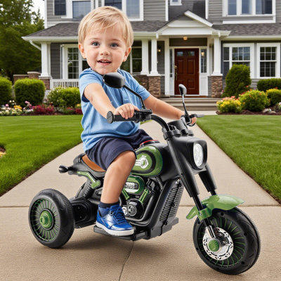 6 Volt Motorcycles Battery Powered Ride On With Colorful Light, Music