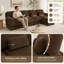 Canapé modulaire surdimensionné en L avec repose-pieds Burwell Cloud Couch-133336196