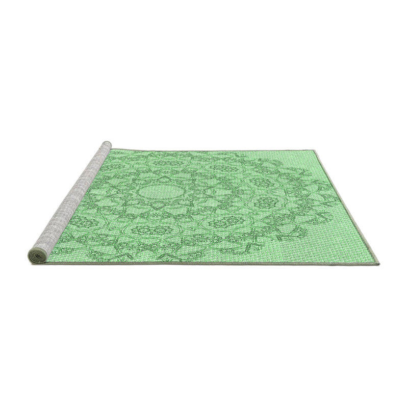 Tapis vert tissé à la machine, Carré 8 pi
