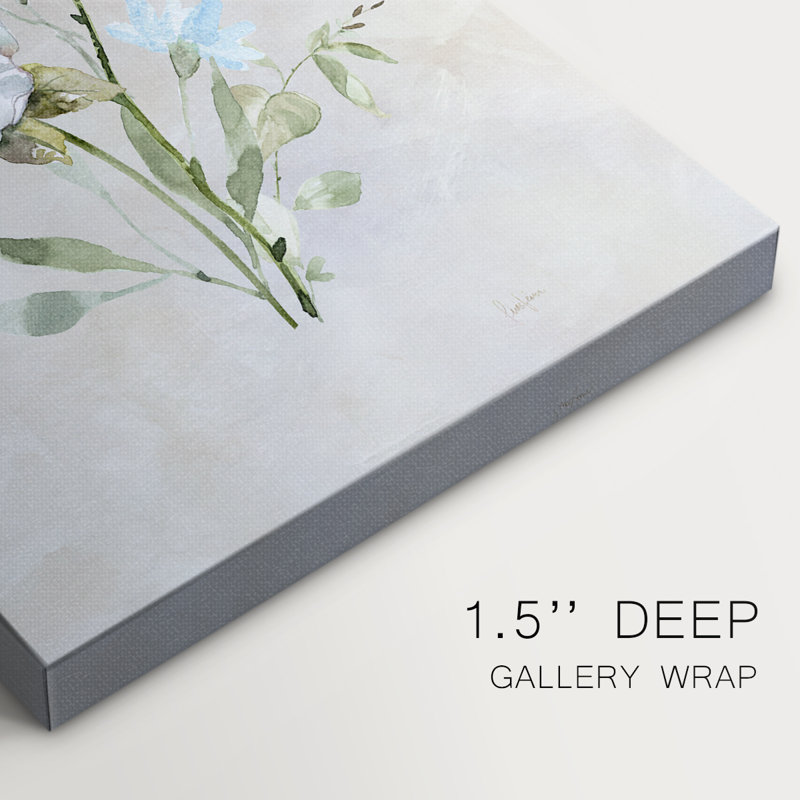 Détail dans le pré II - Cavas enveloppés de galerie, H 12 po x l 8 po