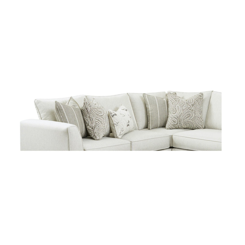 Hifsah 141" Wide Revolution Performance Fabrics® Right Hand Facing Modular Sectional
