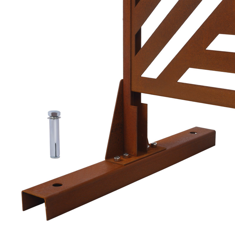 Écran d'intimité en métal pour l'intérieur et l'extérieur