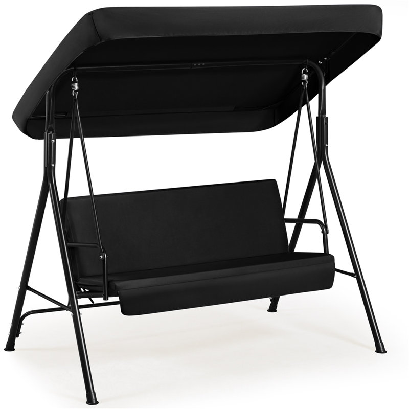 3 Person Porch Swing with Canopy