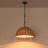 3-Light Dome Jute Pendant Light