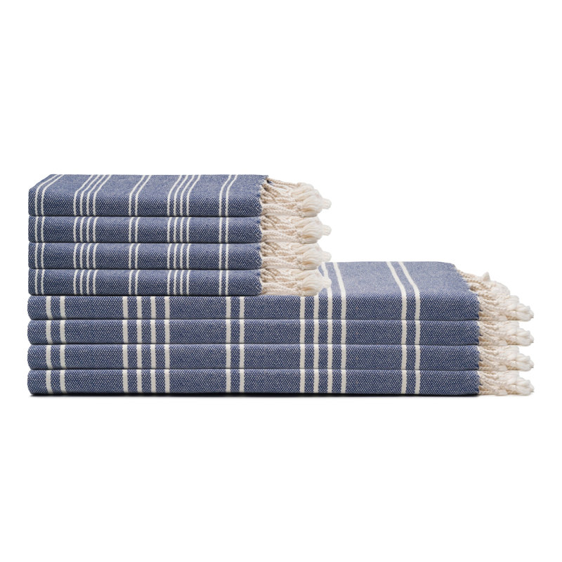 Ensemble de serviettes en coton Essential, Navy