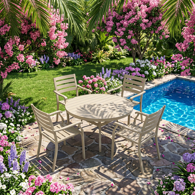 Chaises de salle à manger empilables en fer avec revêtement en E l 25,0 po x P 22,25 po x H 34,47 po Terrace