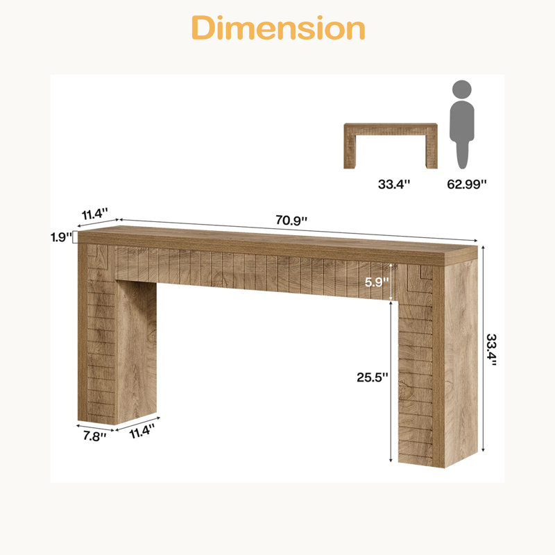 Console de style artistique, canapé, table d'appoint