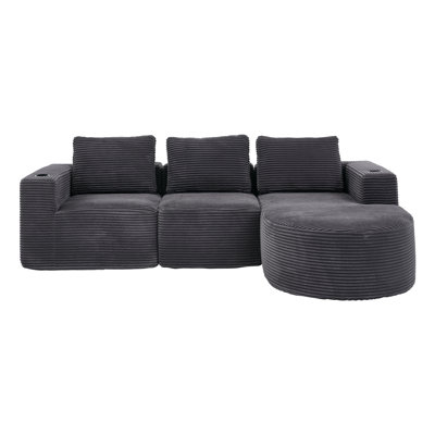 2 Seater Corduroy Sofa
