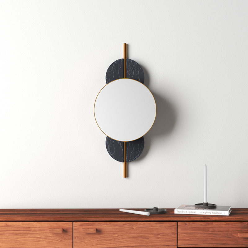 Lori Metal Elongated Wall Mirror