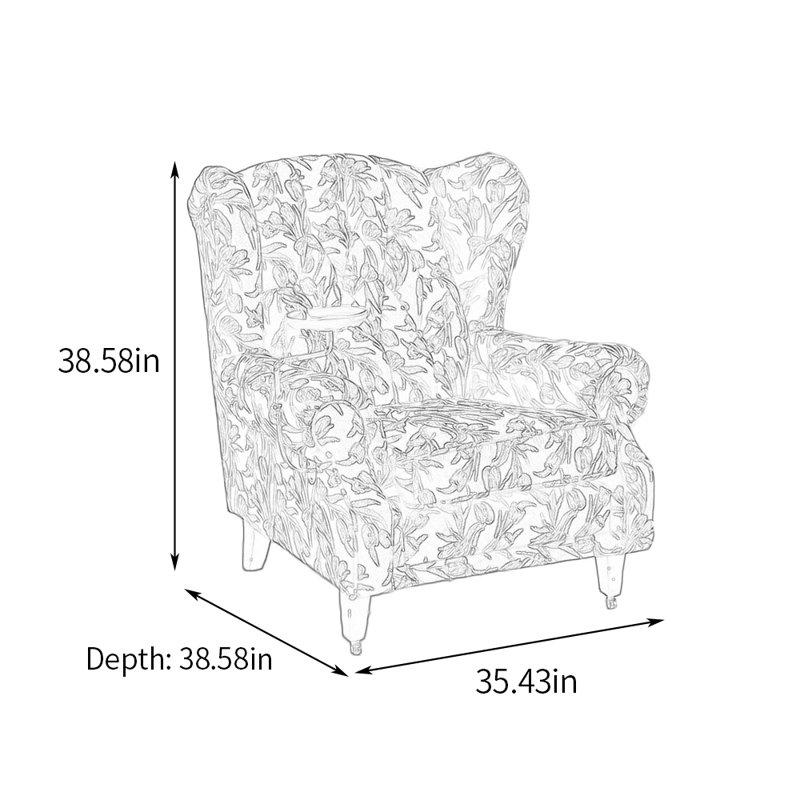 Fauteuil inclinable Itsuo, Noir / rouge