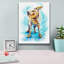 Art mural sur toile Winston Porter «Paw Prints Shake It Off» par Lindsay Kivi-1869523980