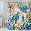 Rideau de douche avec crochets Ocean