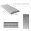 Kampff 30 cm x 75 cm Peel and Stick Upholstered Wall Paneling in Silver