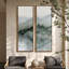 "Misty Forest Mountain Landscape", ensemble de 2 toiles encadrées 20 x 60 pouces-223087564