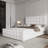 Bed Frame With Headboard And 4 Storage Drawers, Platform Bed Frame Square Stitched Button Tufted-1669489740-1669489732
