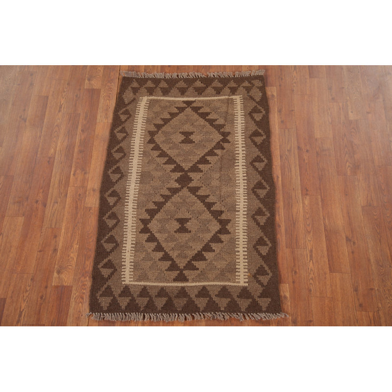 Geometric Kilim Oriental Area Rug 3x4
