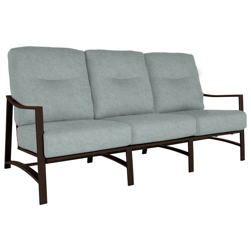 Avana Outdoor 3 - Seat Patio Sofa, Stitches Slate, Copper Creek