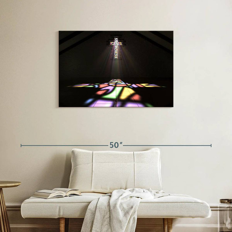 Adella Cross Of Light, 24" H x 36" W