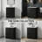 24" Free-Standing Bathroom Vanity Set With Ceramic Sink & Storage Cabinet, 2 Drawers & Shelf & 1 Soft Closing Door-1477919733-1502849936