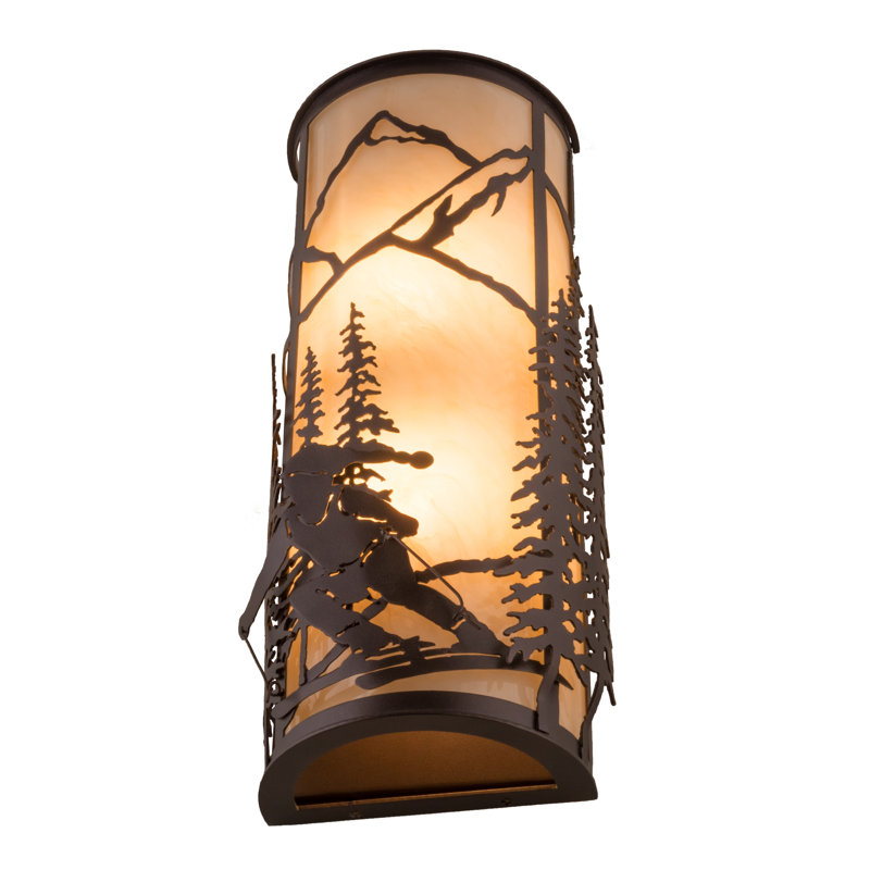 Rustic Lodge 2 - Light Flush Mounted Sconce