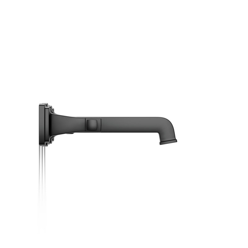Riff Wall-Mount Bathroom Sink Faucet Trim, Matte Black