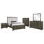 Ensemble de chambre avec très grand lit 4 pièces Kari Cacao foncé Kari-1116380933-1279722678