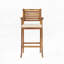Tabourets d'extérieur en bois d'acacia