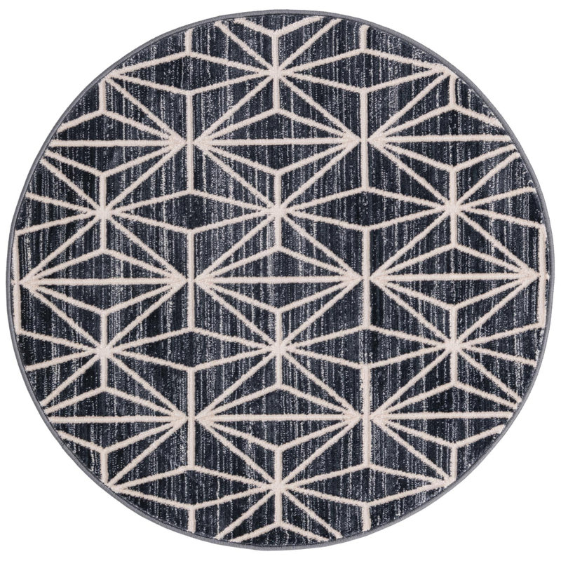 Delinah Jill Zarin Fifth Avenue Uptown Rug, Round 3'3"