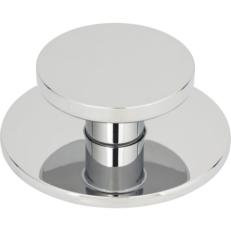 Dot 2" Diameter Round Knob, 2", Chrome