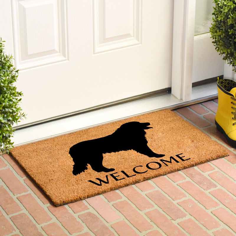 Hydeville Non-Slip Outdoor Doormat, 0.6" L x 29" W x 17" D