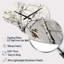 Horloge murale asymétrique en métal Blackhall Black Whispers Of Gray and White II-890501550