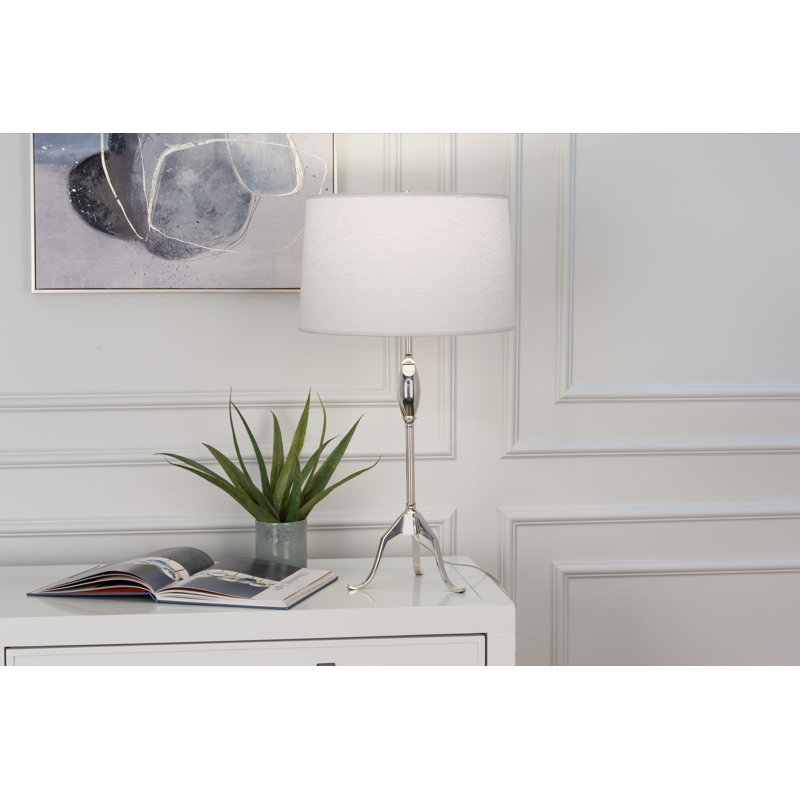 Grace Tripod Table Lamp, Modern Brass