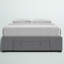 Lit plateforme tapissier avec rangement Amarrion-1349869677