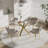 5 - Piece Round Glass Dining Set-1717058365-1717058366