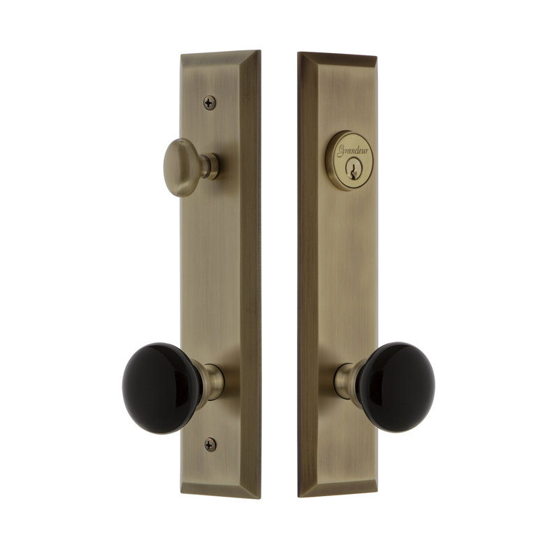 Ensemble de vestibule Fifth Avenue, Laiton rétro, 2-3/4"