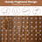 4 Panel Pegboard Display With 360° Metal Hinges Solid Wood Frame For Craft Show