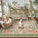 Animal Print Washable Rugs for Living Room Non Slip Floral Kids mat Unltra-Thin Soft Carpet