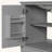 30" Bathroom Vanity Without Sink, Base Only, Multi-Functional Bathroom Cabinet With Doors And Drawer, Solid Frame And MDF Board, Grey